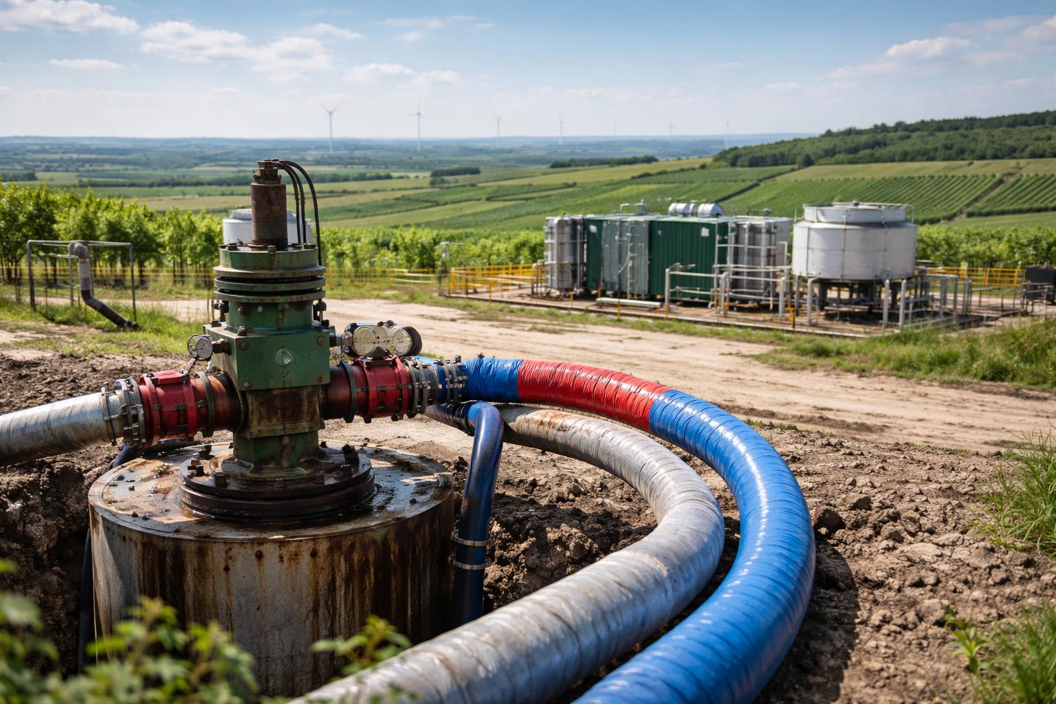 Redaktionelle Szene zum Thema „Alte Ölbohrlöcher im Weinviertel könnten für Geothermie genutzt werden“