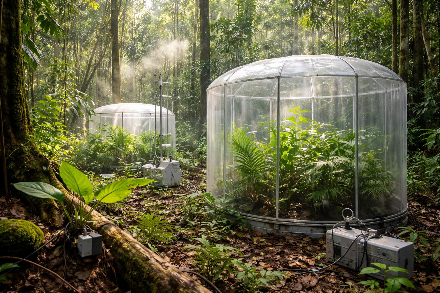 Redaktionelle Szene zum Thema „Amazonas-Regenwald nimmt mehr CO2 auf als erwartet“