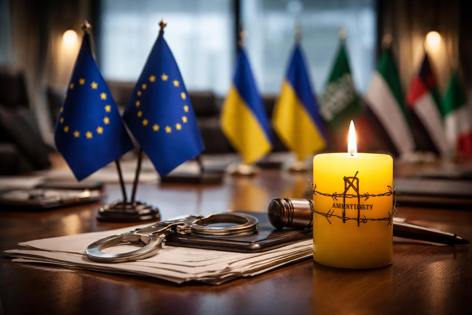Redaktionelle Szene zum Thema „Amnesty warnt vor Welt ohne moralische Orientierung – EU unter Zugzwang“