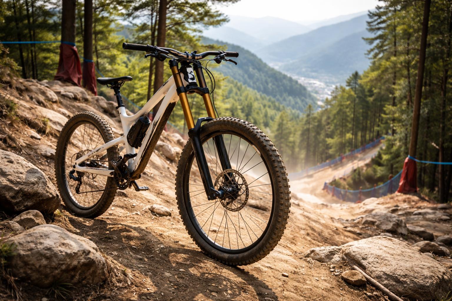 Redaktionelle Szene zum Thema „Andreas Kolb startet beim Downhill-Weltcup in Südkorea in die Saison“