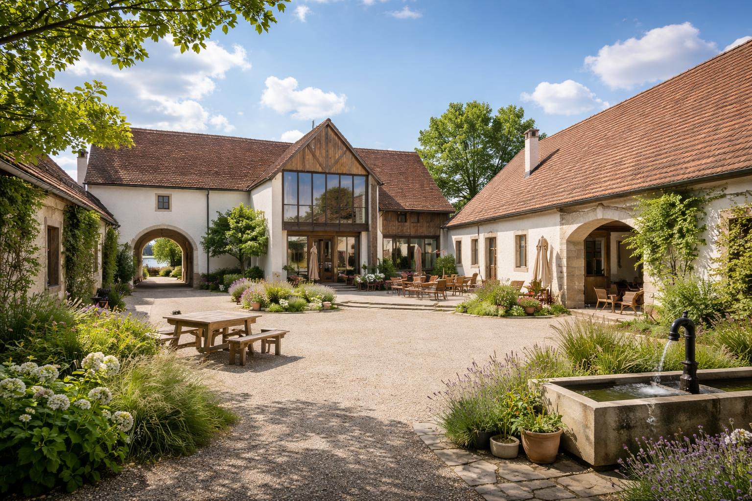 Redaktionelle Szene zum Thema „Architektin verwandelt alten Bauernhof in Weitersfeld in den „Widderhof““