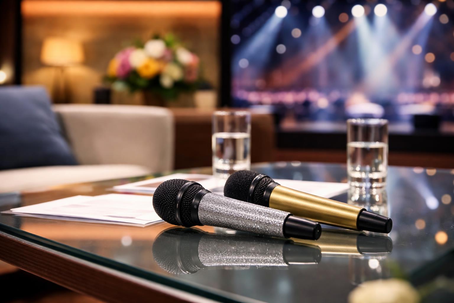 Redaktionelle Szene zum Thema „Barbara Schöneberger gibt Helene Fischer und Florian Silbereisen Rat für TV-Treffen“