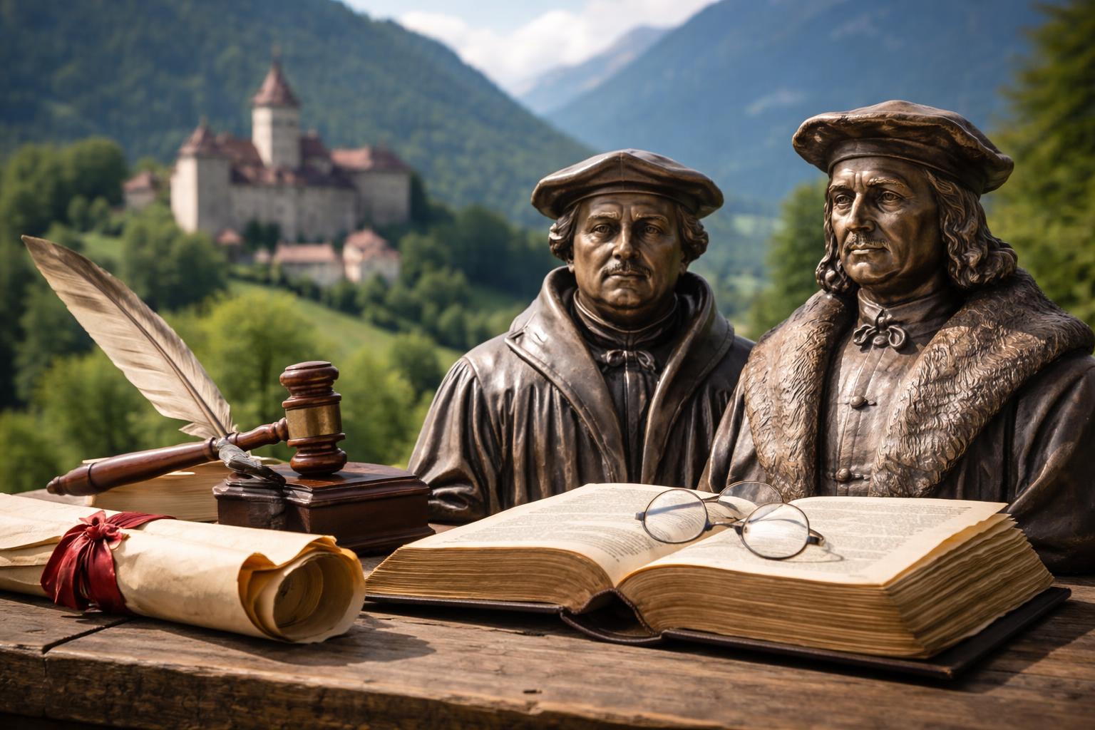 Redaktionelle Szene zum Thema „Bartholomäus Bernhardi aus Schlins und seine Verbindung zu Martin Luther“