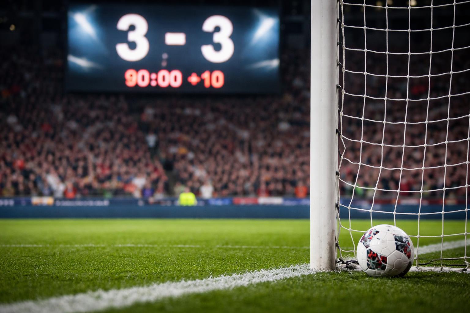 Redaktionelle Szene zum Thema „Bayern retten gegen Heidenheim in der 100. Minute das 3:3“