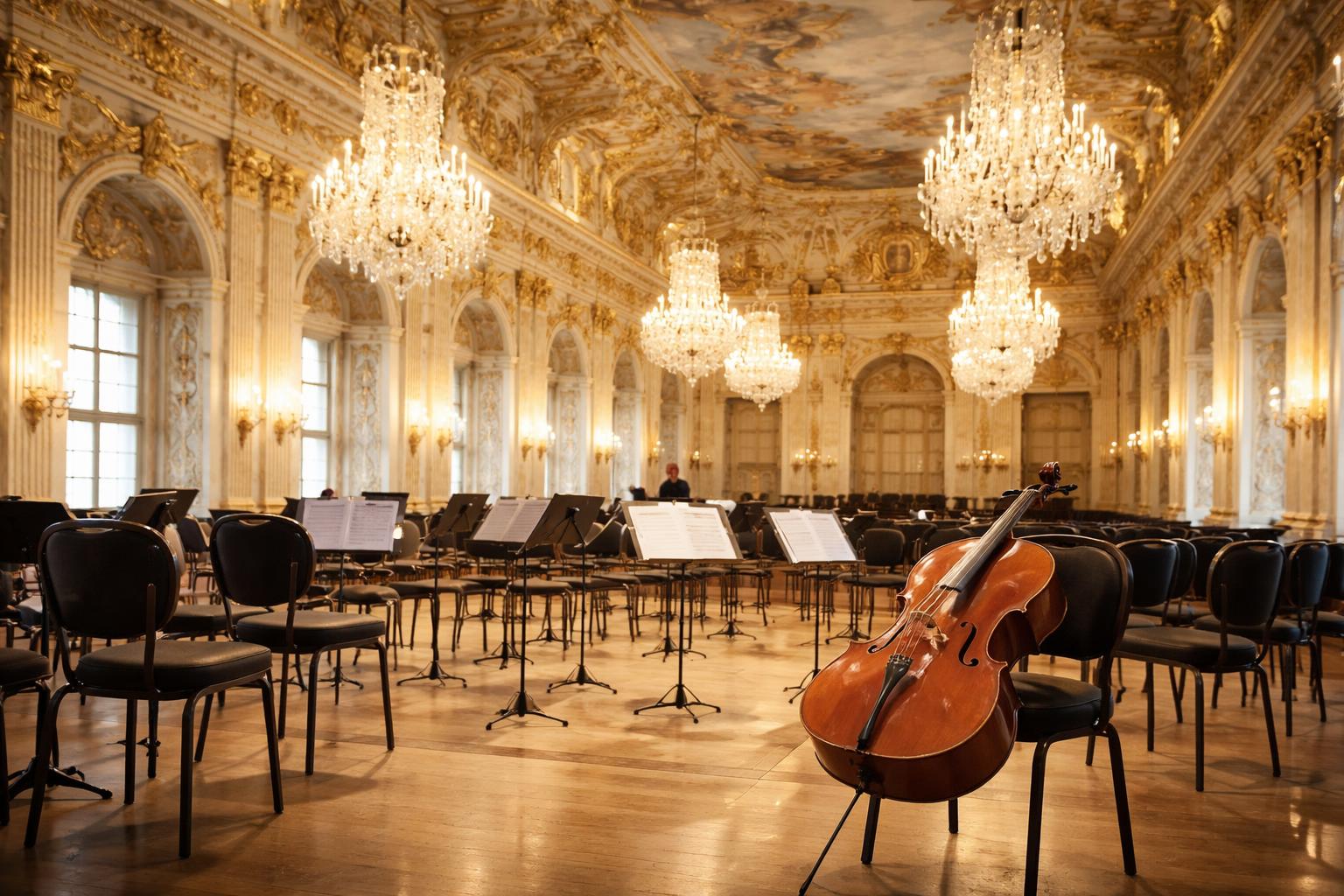 Redaktionelle Szene zum Thema „Berliner Philharmoniker geben Haydn-Verbeugung in Eisenstadt“