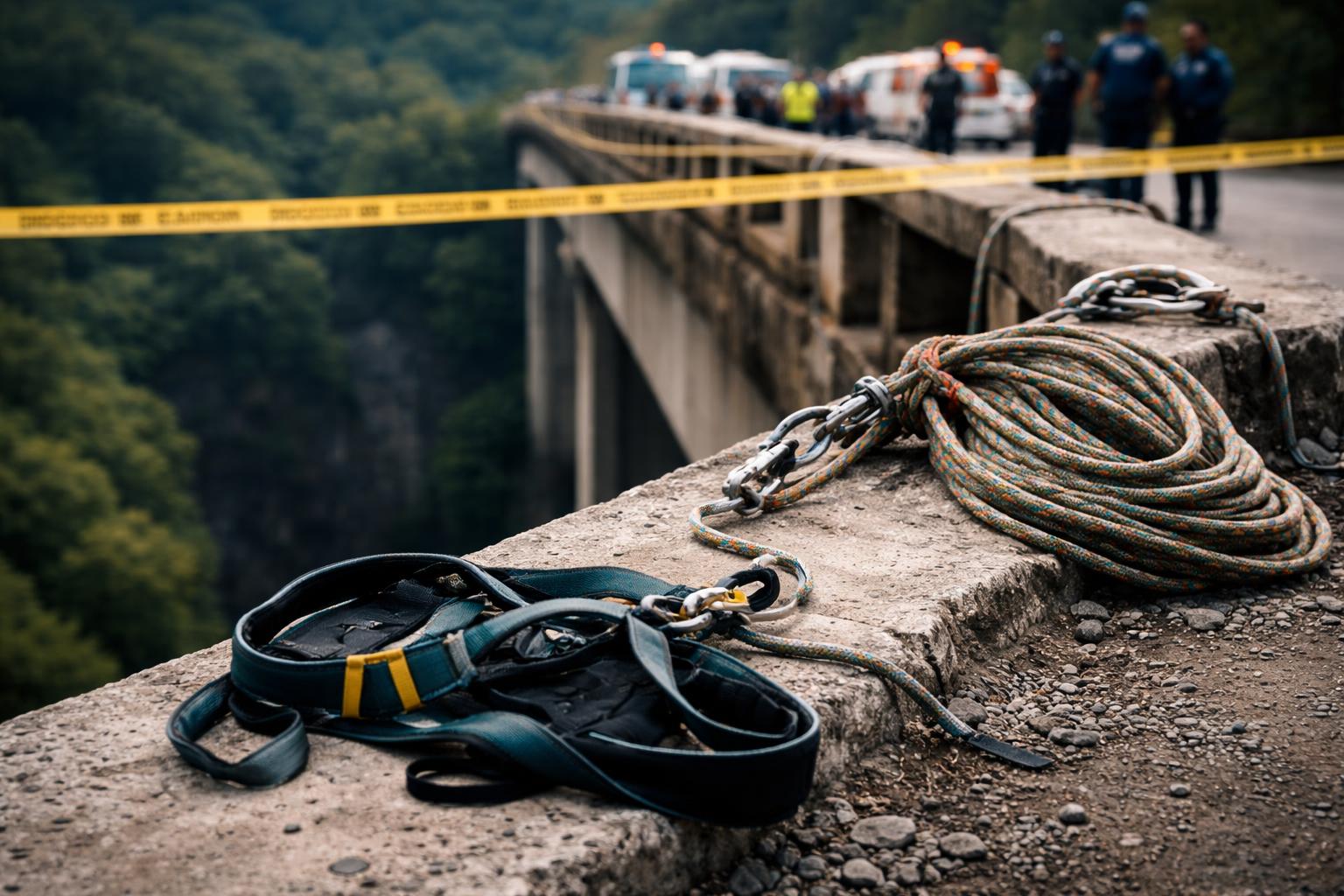 Redaktionelle Szene zum Thema „Brasilianerin stirbt bei Rope Jumping nach fehlendem Sicherungsseil“