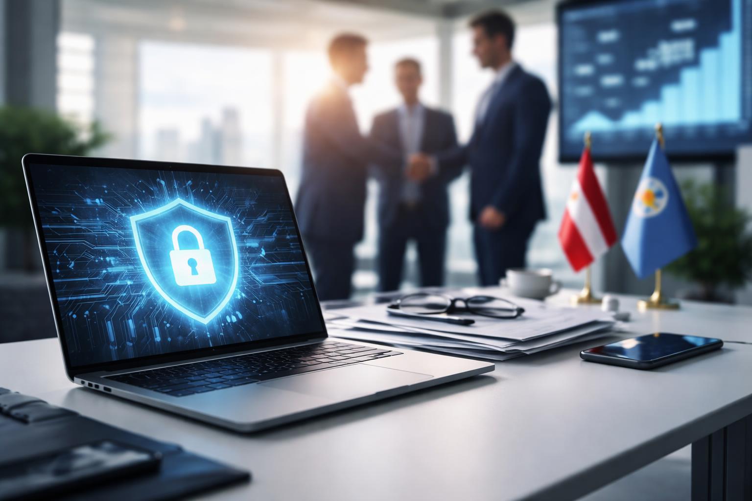 Redaktionelle Szene zum Thema „BrightFlare: Steirische Cybersecurity-Manager gründen Start-up mit Großkonzern an Bord“