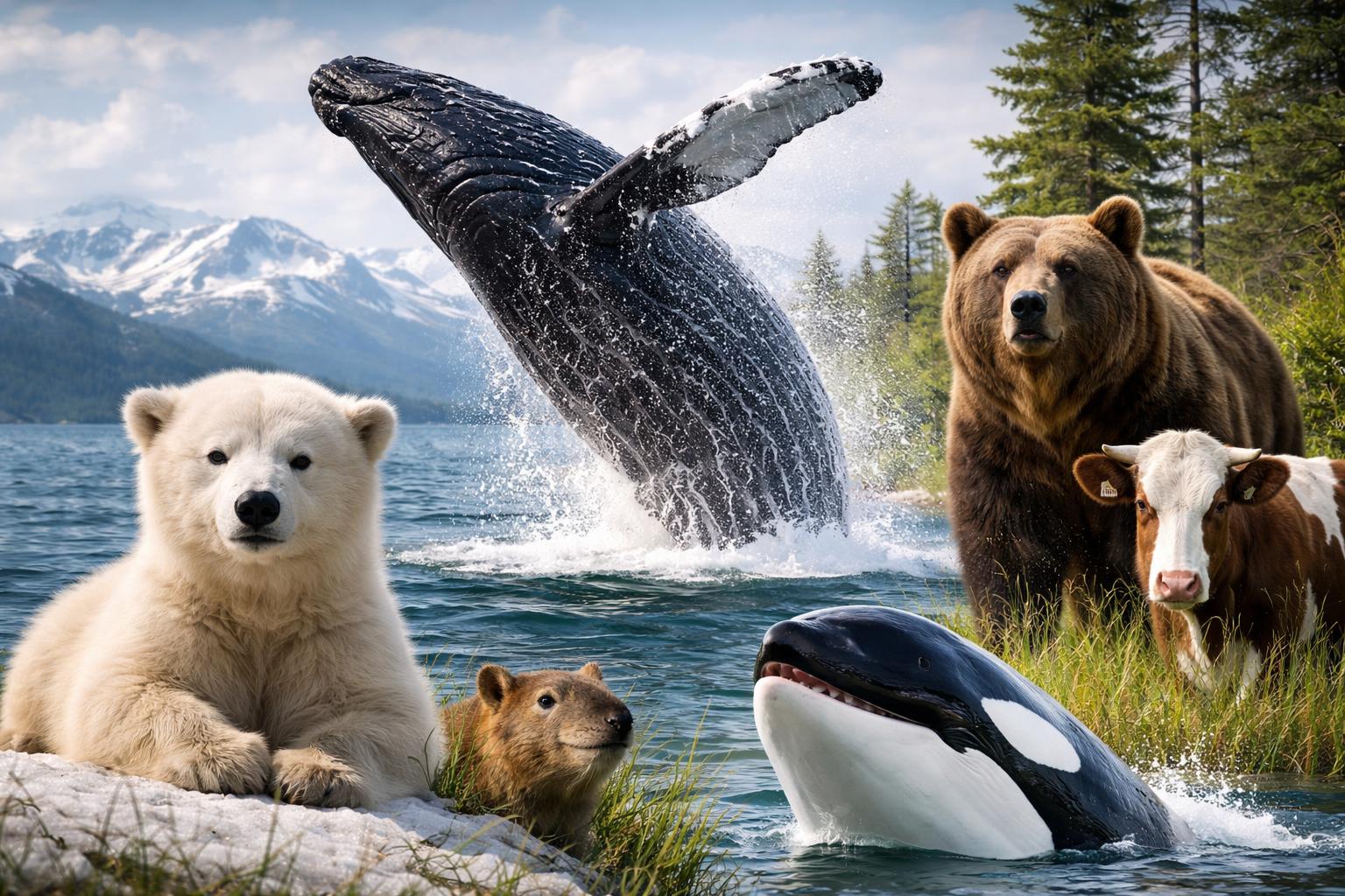 Redaktionelle Szene zum Thema „Buckelwal Timmy und seine tierischen Vorgänger: Von Knut bis Bruno“