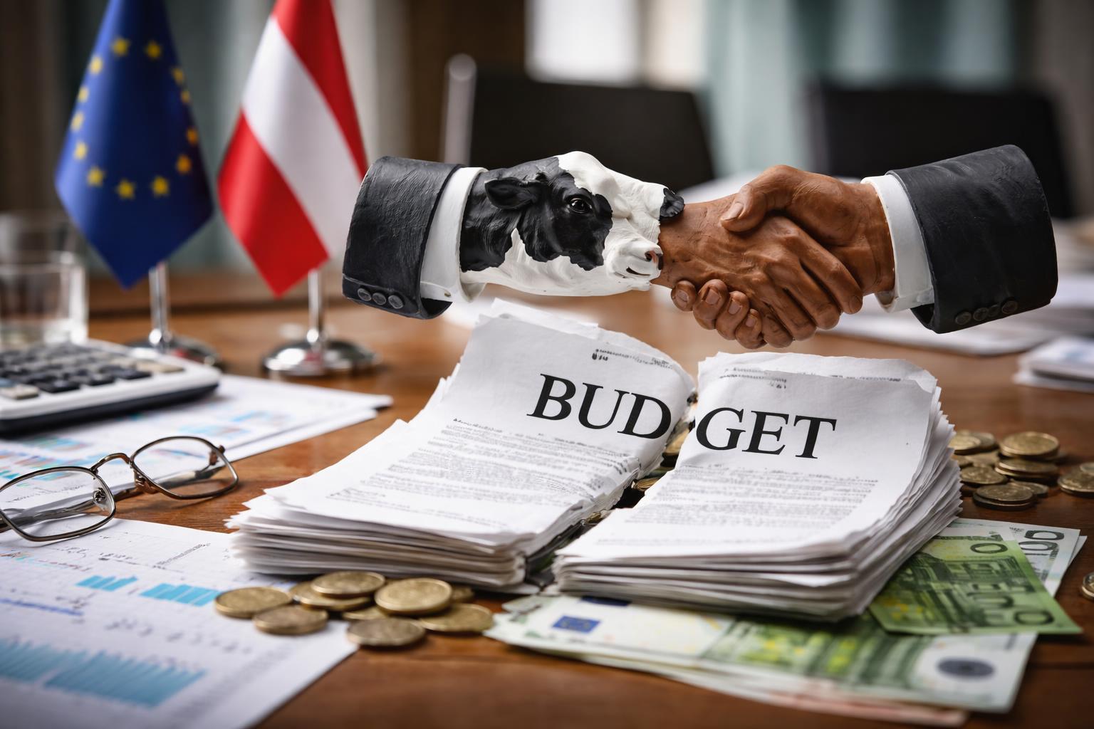 Redaktionelle Szene zum Thema „Budget-Einigung löst Lob und scharfe Kritik aus“