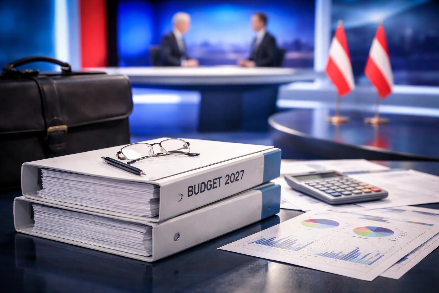Redaktionelle Szene zum Thema „Budget in der „ZiB 2“: Thomas Hofer erwartet „brisante Geschichten““