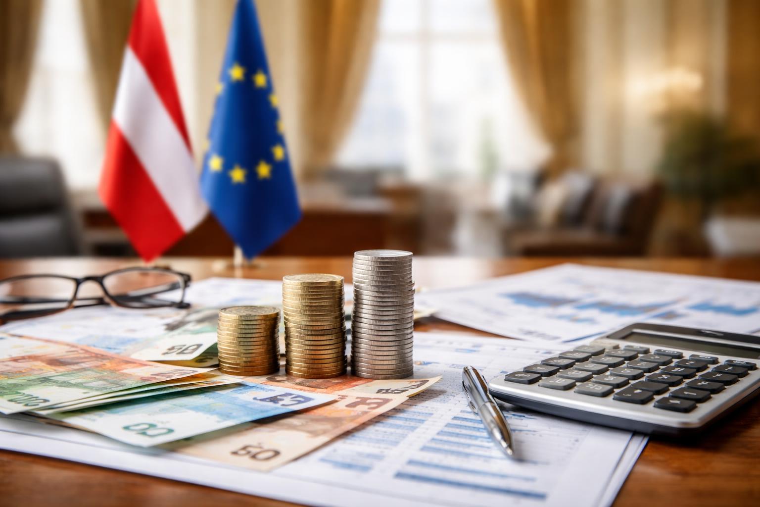 Redaktionelle Szene zum Thema „Budgeteinigung rückt näher: Regierung plant Entlastung bei Lohnabgaben und Einschnitte bei Pensionen“