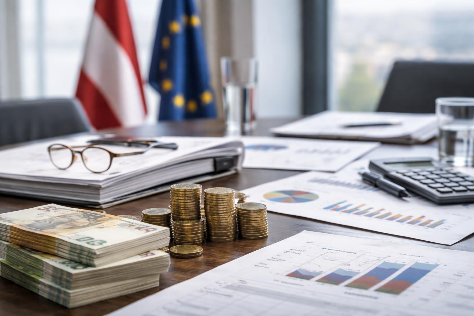 Redaktionelle Szene zum Thema „Budgetgespräche vor Einigung auf zentrale Eckpunkte“