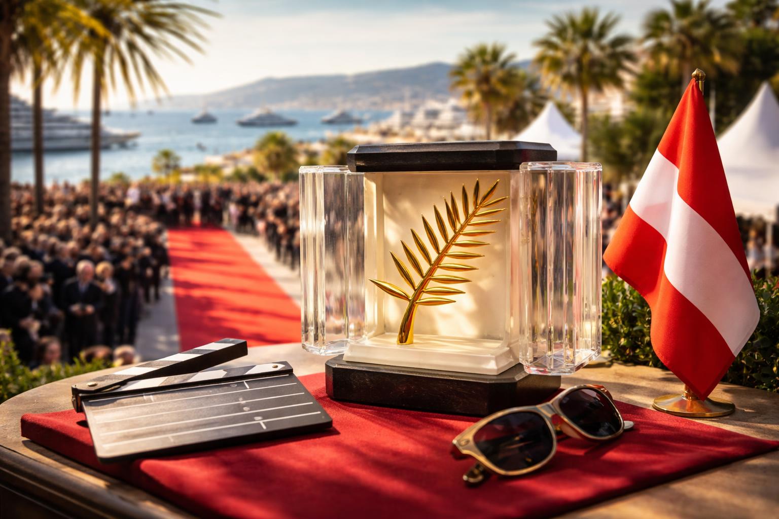 Redaktionelle Szene zum Thema „Cannes startet mit Hollywood-Stars und österreichischem Beitrag“