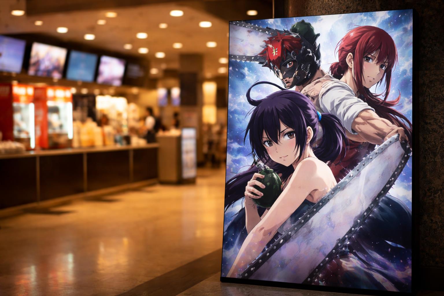 Redaktionelle Szene zum Thema „„Chainsaw Man – The Movie: Reze Arc“ startet am 1. Mai bei Crunchyroll“