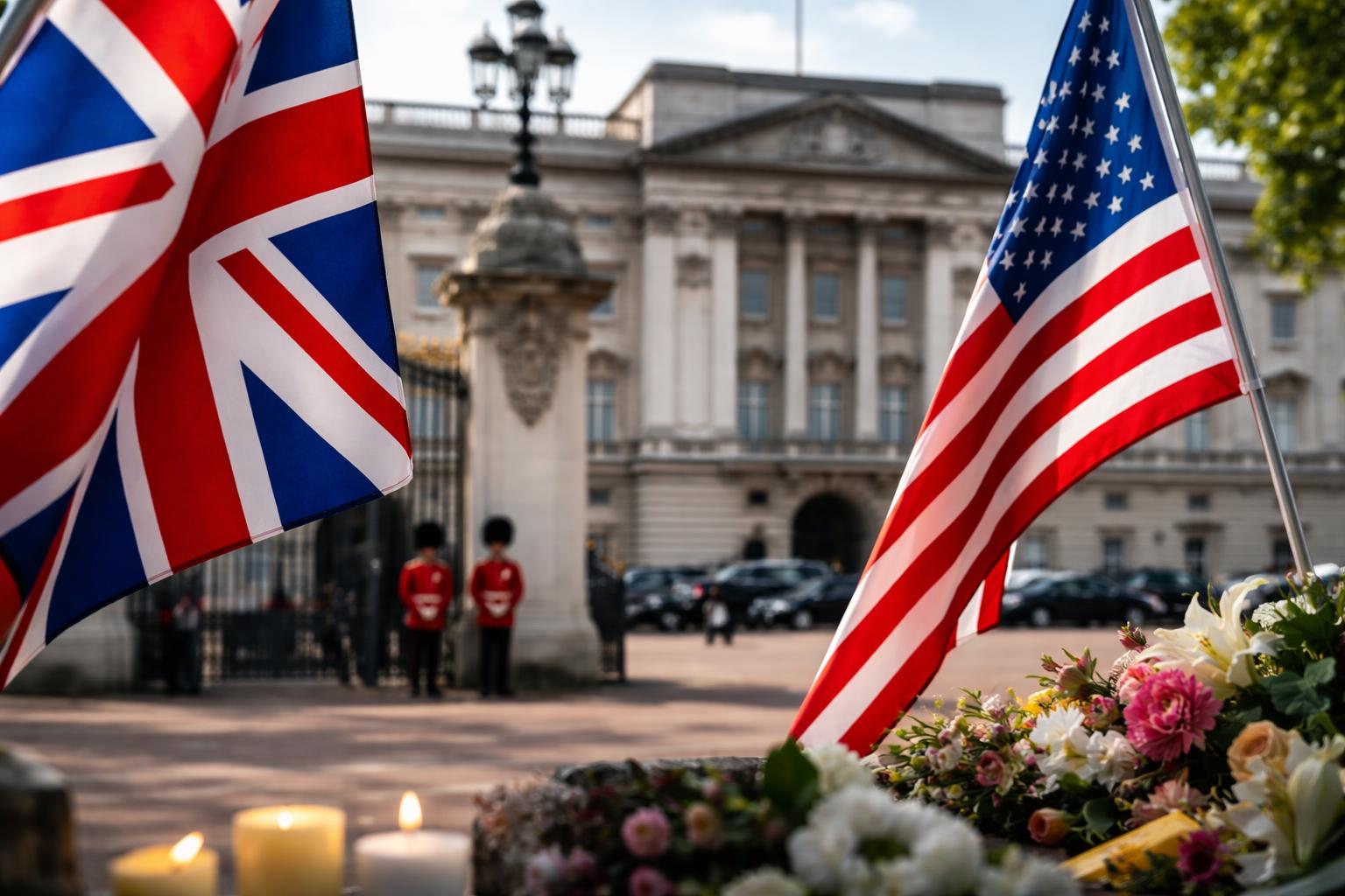 Redaktionelle Szene zum Thema „Charles III. hält trotz Anschlags an USA-Besuch fest“