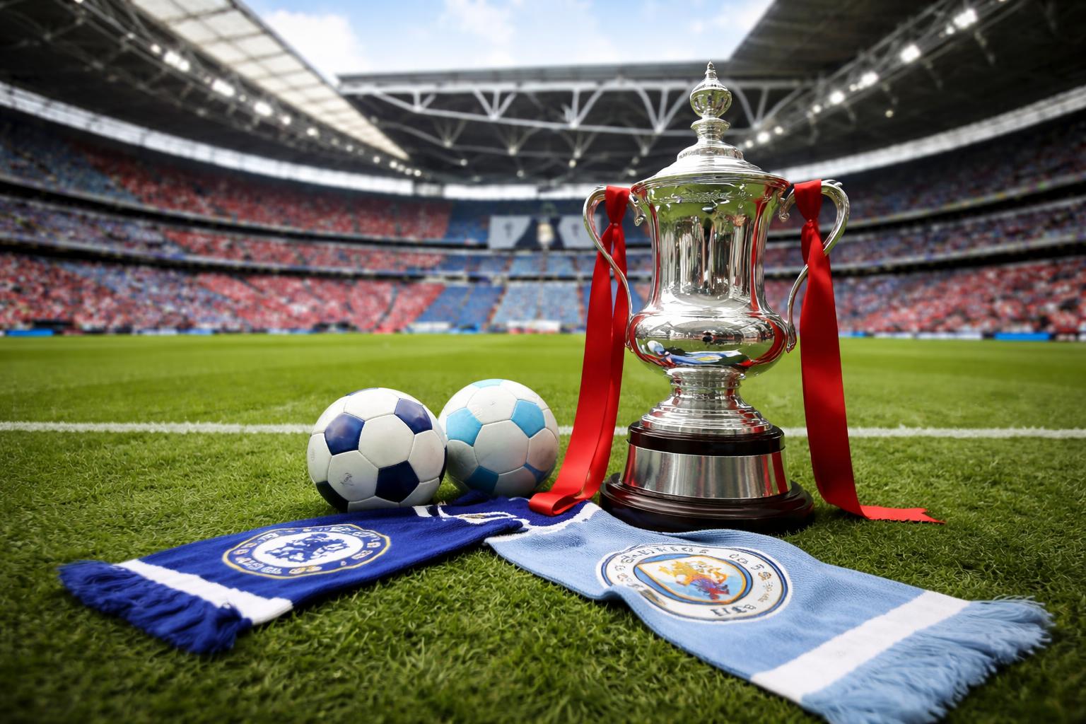 Redaktionelle Szene zum Thema „Chelsea zieht ins FA-Cup-Finale ein – Duell mit Manchester City steht fest“