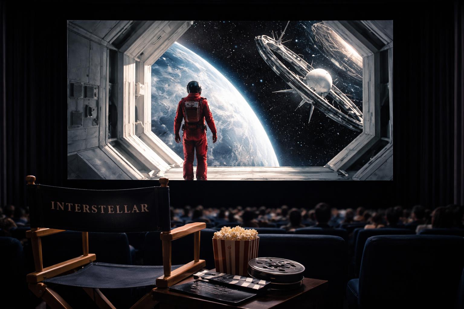 Redaktionelle Szene zum Thema „Christopher Nolan nennt „2001: Odyssee im Weltraum“ den Sci-Fi-Film schlechthin“