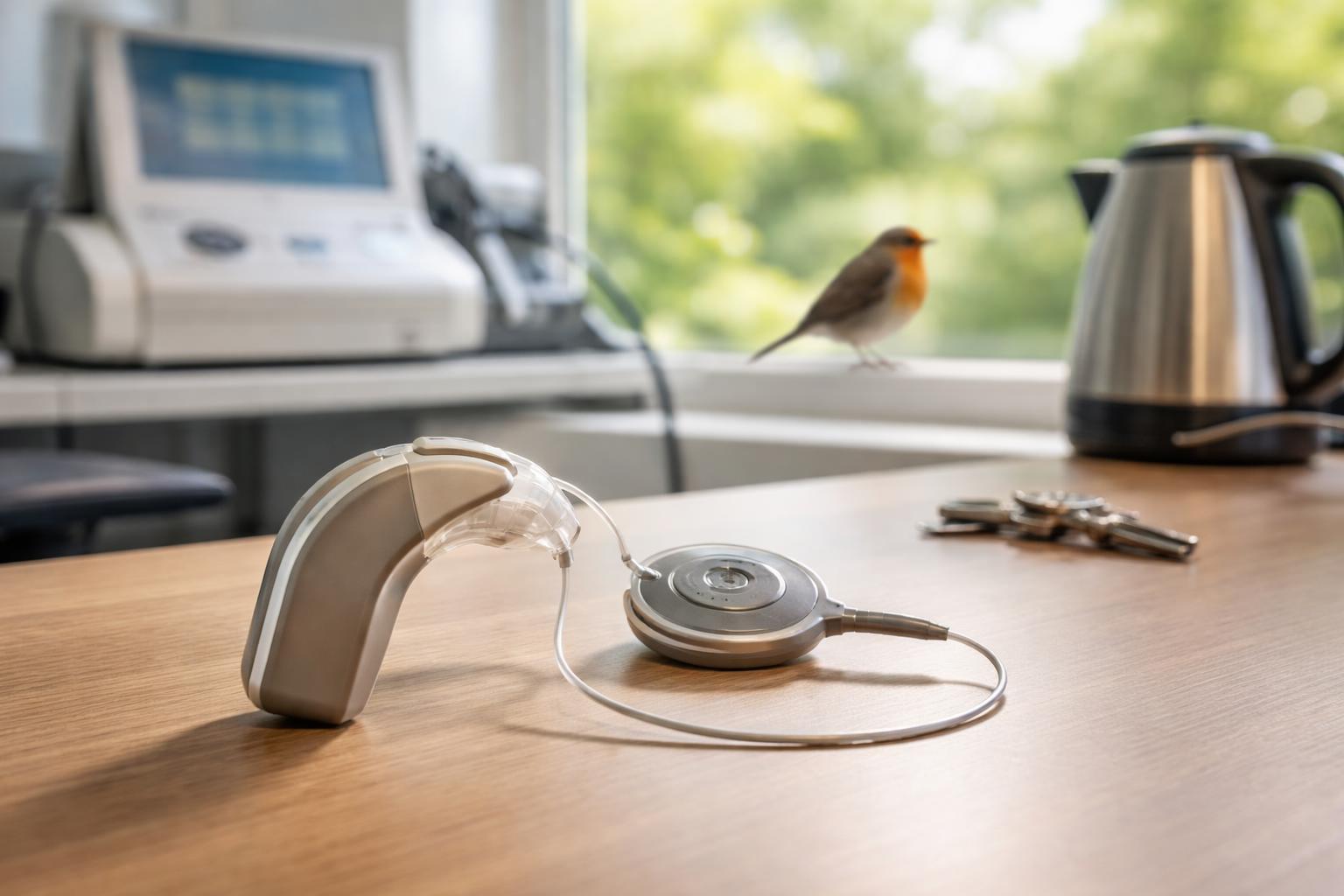 Redaktionelle Szene zum Thema „Cochlea-Implantate aus Österreich: Wenn Patienten plötzlich wieder Vögel und Haushaltsgeräusche hören“