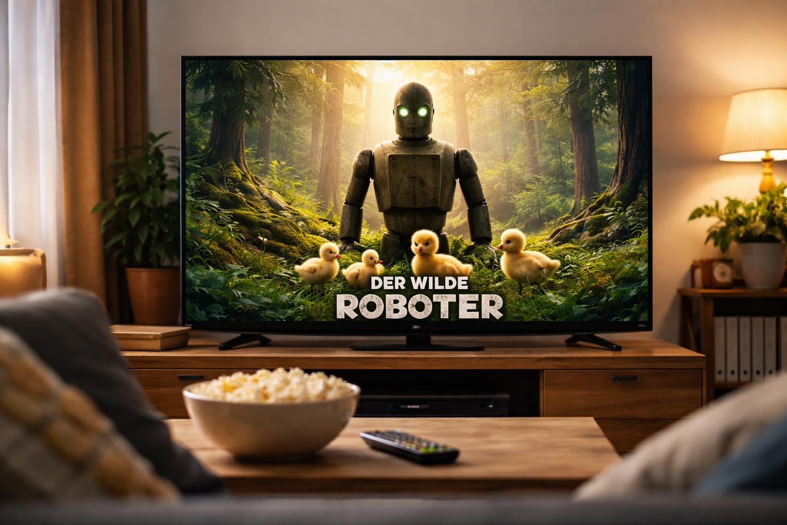 Redaktionelle Szene zum Thema „„Der wilde Roboter“ startet bei Prime Video im Abo“