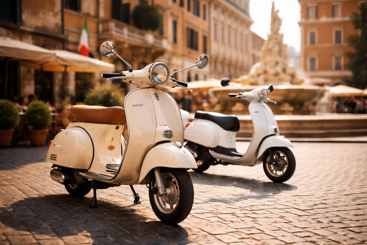 Redaktionelle Szene zum Thema „Die Vespa wird 80: Italiens Roller-Ikone feiert Geburtstag“