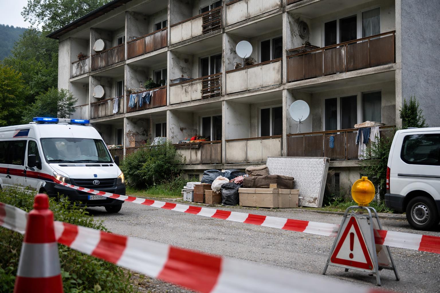 Redaktionelle Szene zum Thema „Eigentümer wehren sich gegen Räumung eines Wohnhauses in Wörgl“