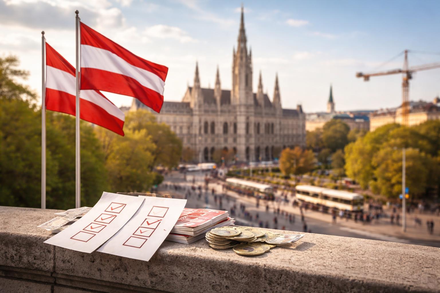 Redaktionelle Szene zum Thema „Ein Jahr nach der Wien-Wahl: Was sich in der Stadtpolitik verändert hat“