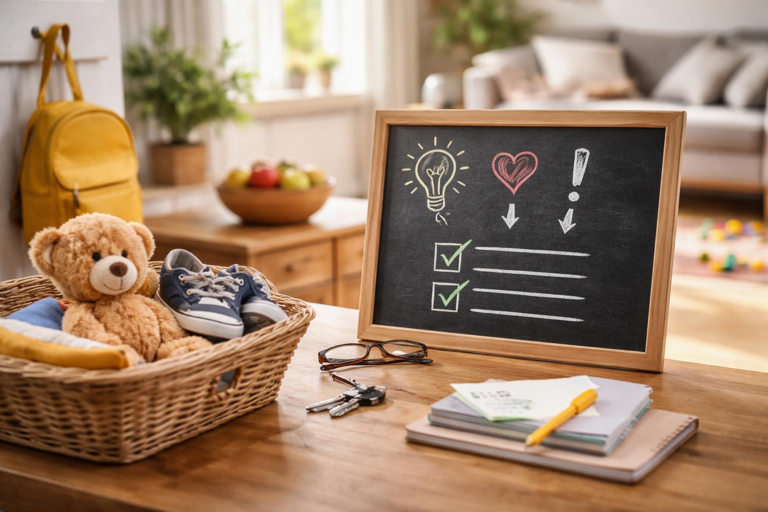 Redaktionelle Szene zum Thema „Erziehung im Familienalltag: Orientierung statt Perfektion“
