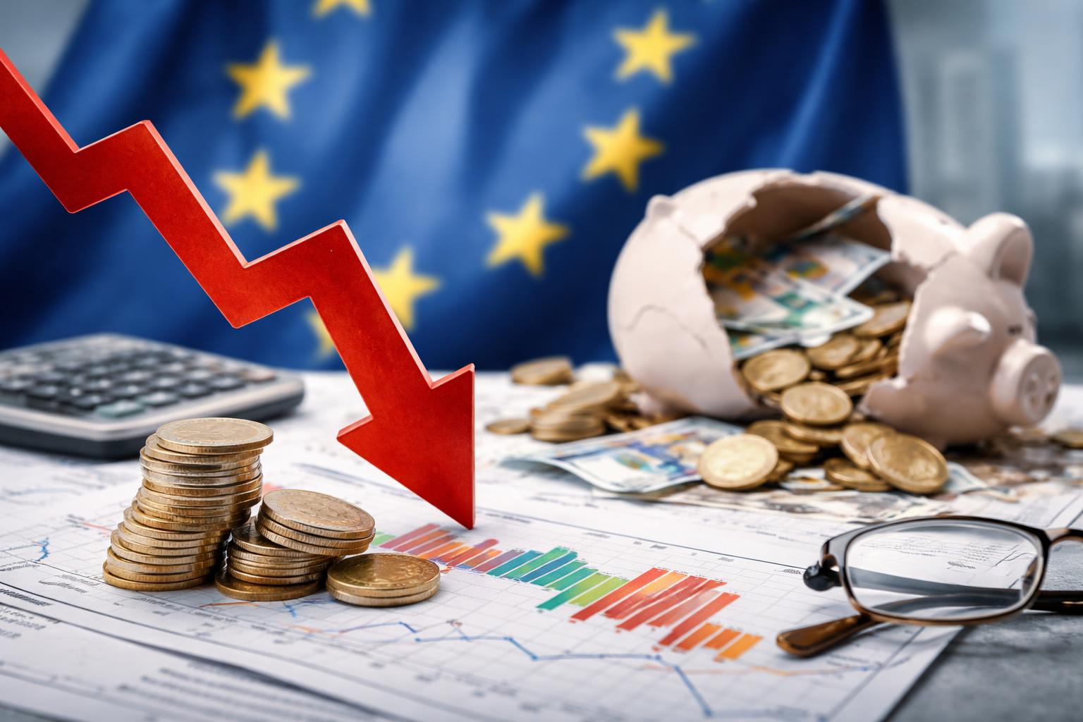 Redaktionelle Szene zum Thema „EU-Defizitregeln von mehr als der Hälfte der Mitgliedstaaten verletzt“