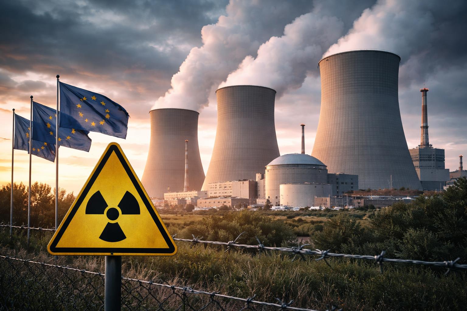 Redaktionelle Szene zum Thema „Europas neue Atomdebatte 40 Jahre nach Tschernobyl“
