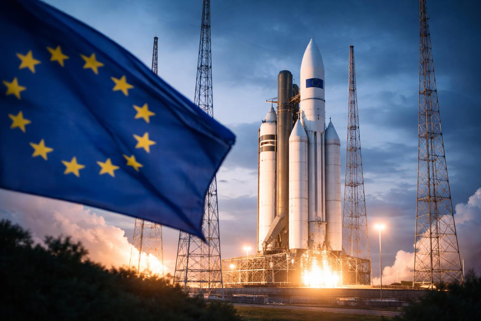 Redaktionelle Szene zum Thema „Ex-NASA-Chef fordert: Europa soll eigene Raketen entwickeln“