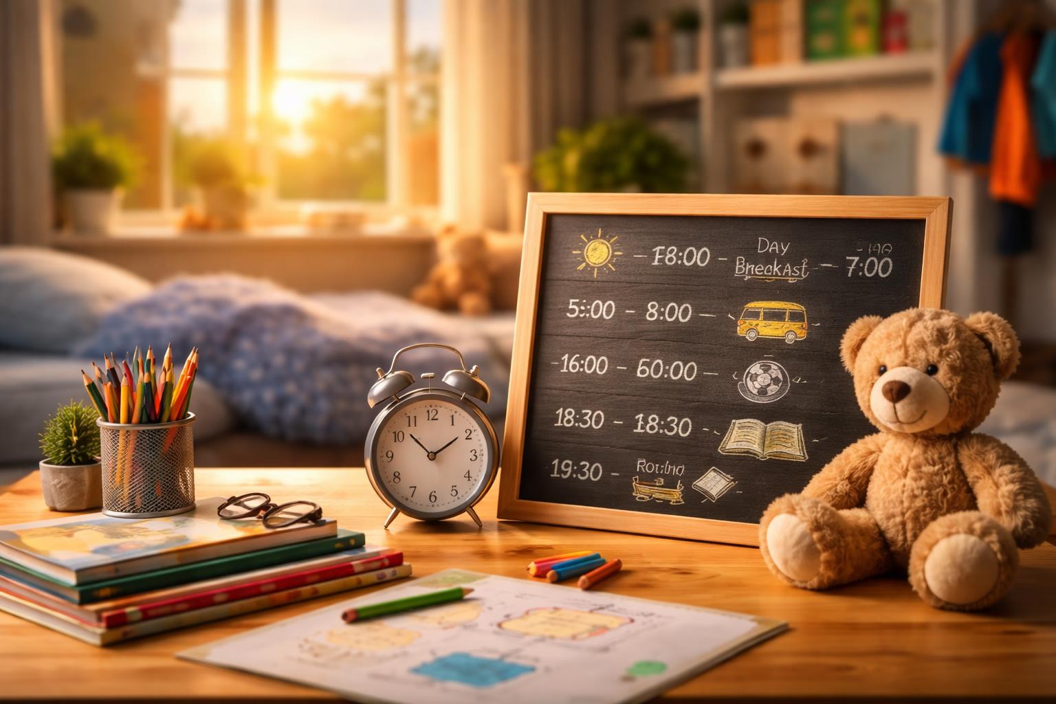 Redaktionelle Szene zum Thema „Familie im Alltag stärken: Was Kindern Orientierung gibt“