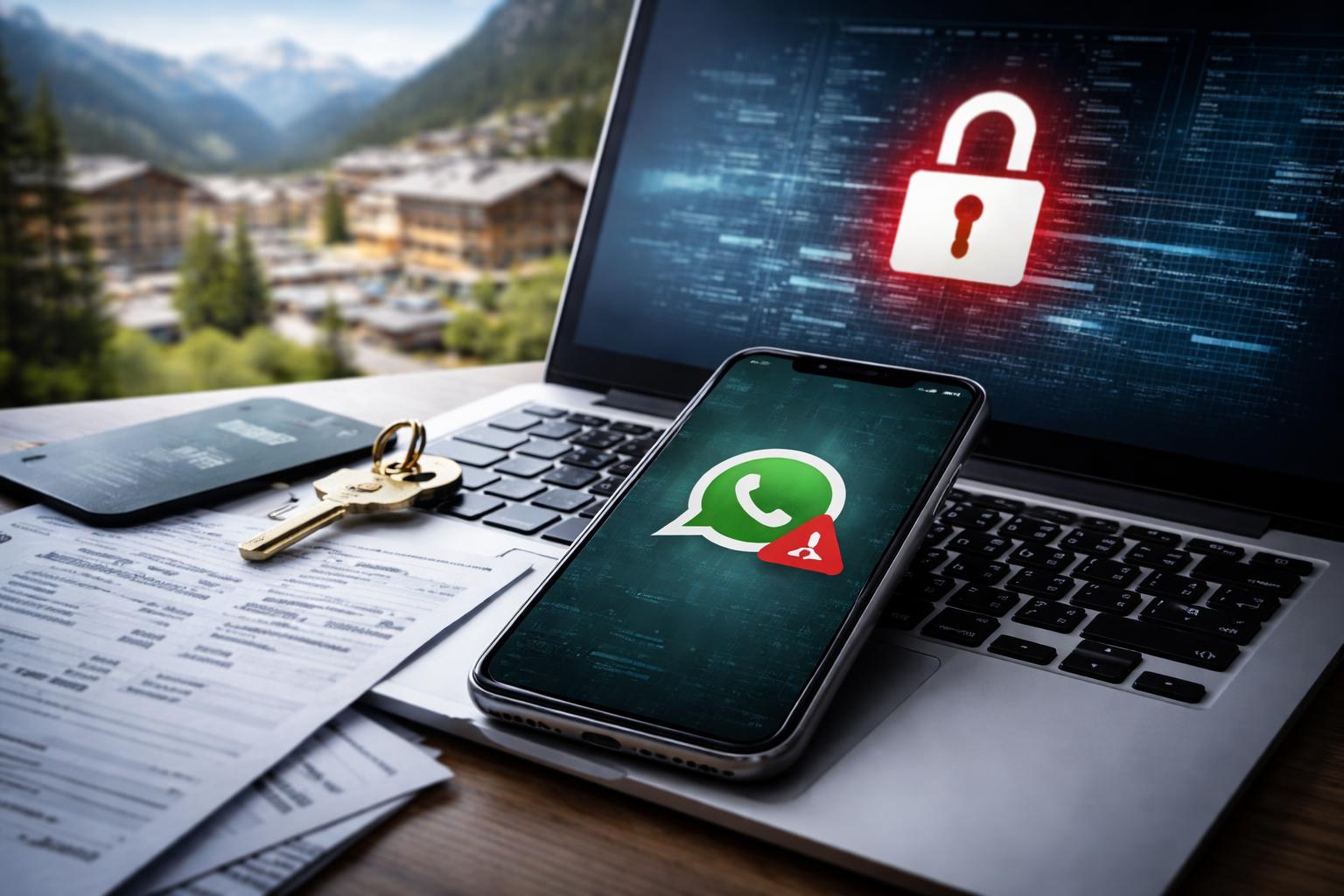 Redaktionelle Szene zum Thema „Feratel meldet Datenmissbrauch nach betrügerischen WhatsApp-Nachrichten an Gäste“