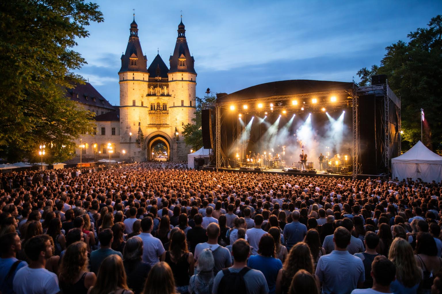 Redaktionelle Szene zum Thema „Festival am Steinertor endet mit Edmund-Konzert vor 3.500 Besuchern“