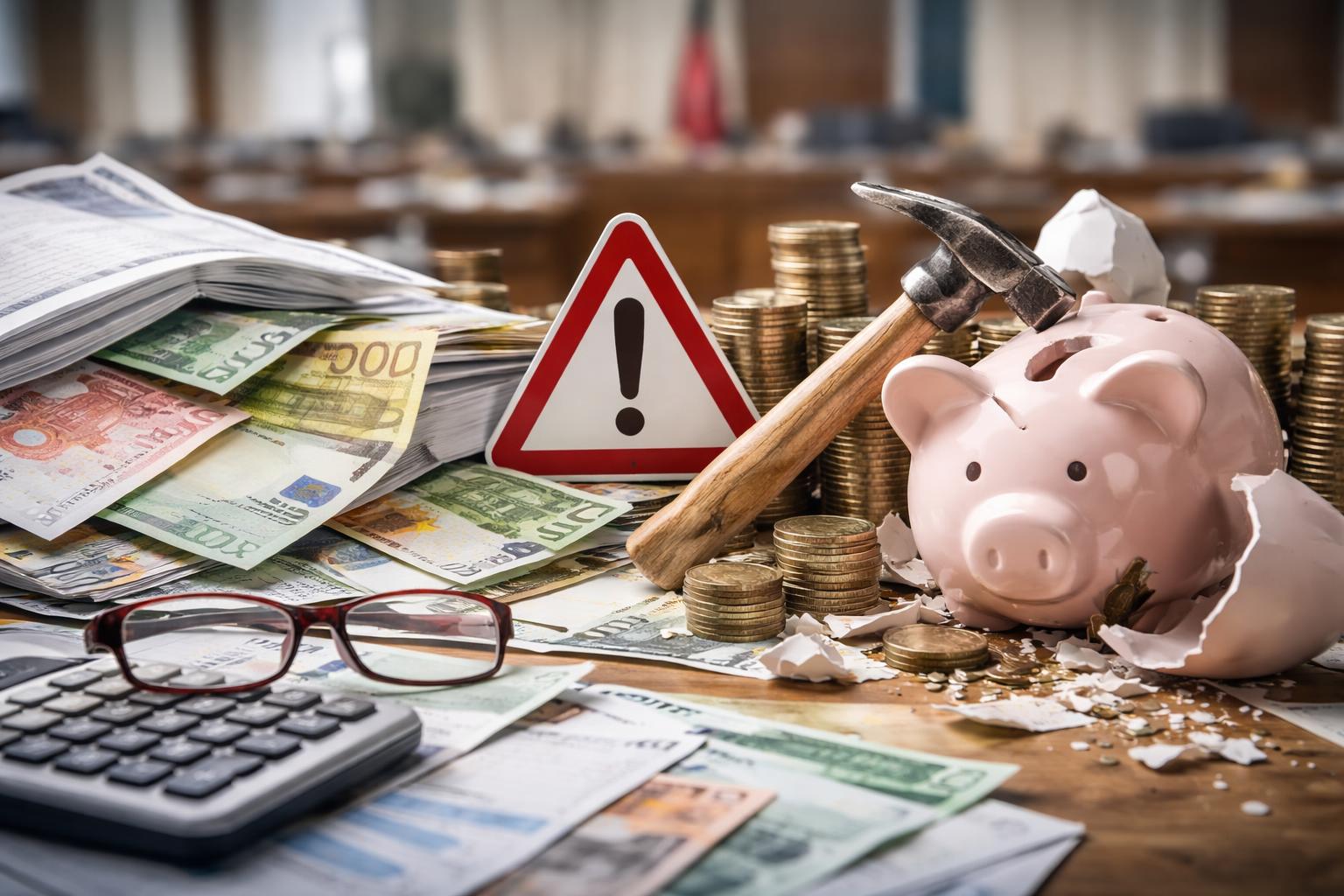 Redaktionelle Szene zum Thema „FPÖ attackiert Budget als „Sparpaket und Schuldenchaos““