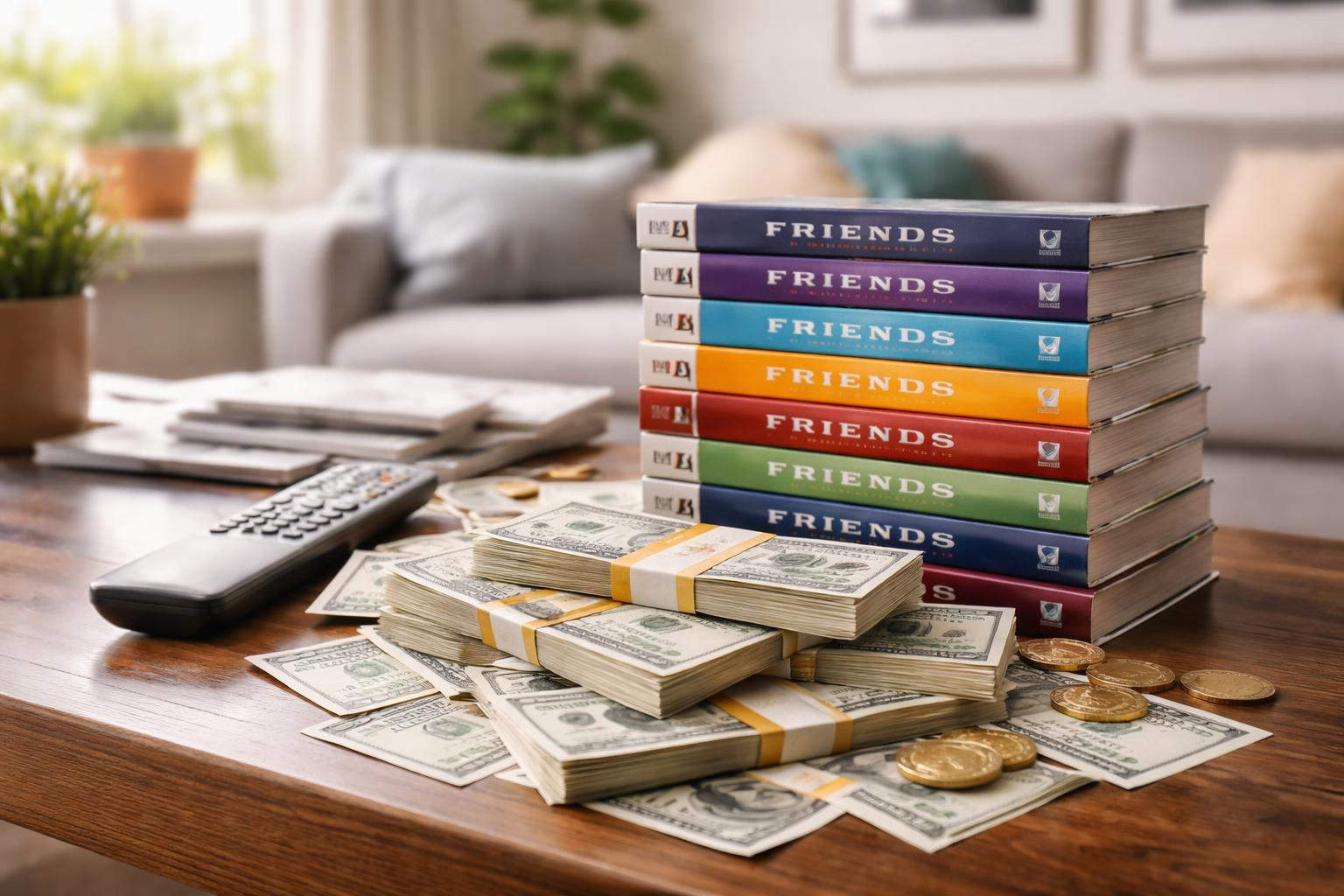 Redaktionelle Szene zum Thema „„Friends“-Stars verdienen weiter Millionen mit Tantiemen“