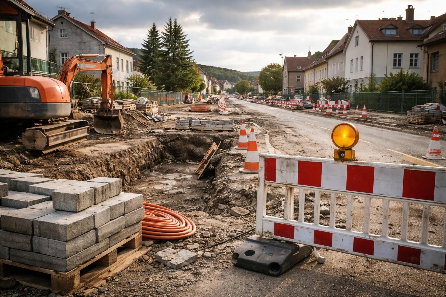 Redaktionelle Szene zum Thema „Gemeinden verschieben Investitionen in Milliardenhöhe“