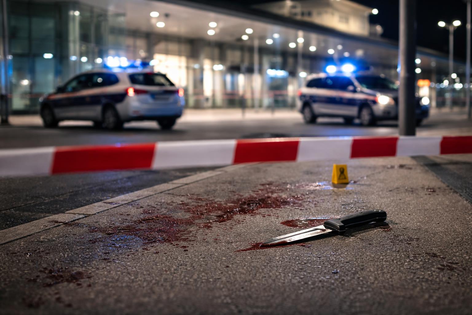 Redaktionelle Szene zum Thema „Gewaltvorfall am Salzburger Hauptbahnhof: Zwei Verletzte nach Streit“
