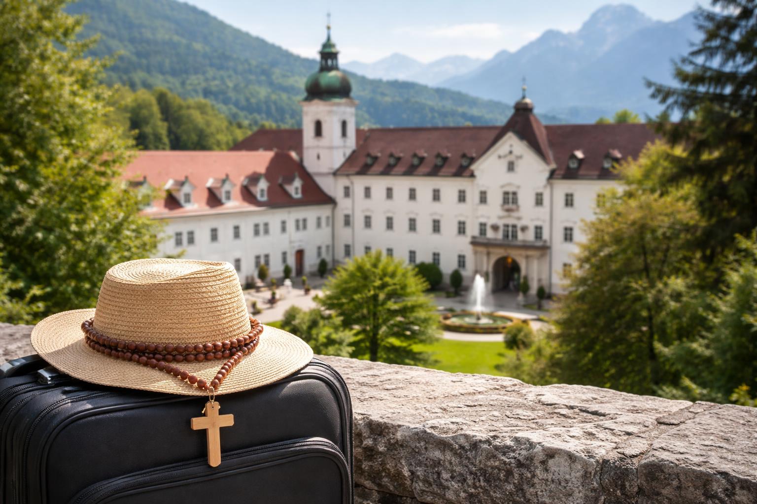 Redaktionelle Szene zum Thema „Goldenstein-Nonnen nach Romreise wieder in Salzburg“