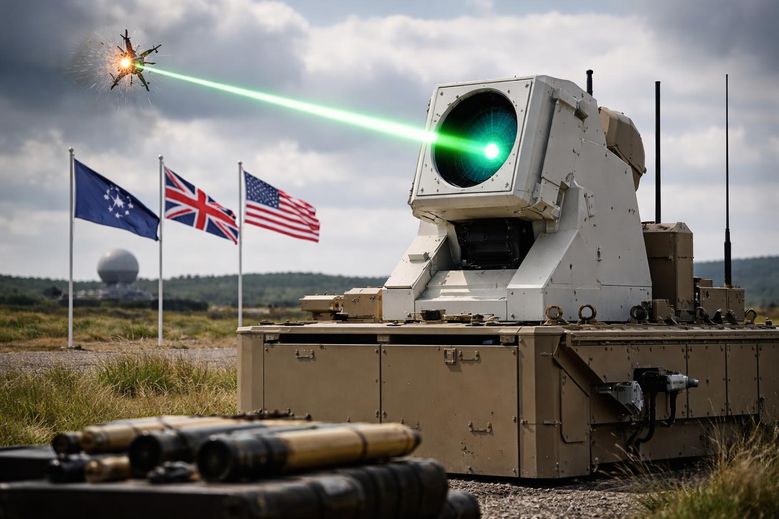Redaktionelle Szene zum Thema „Großbritannien will „DragonFire“ schon 2027 einsetzen“