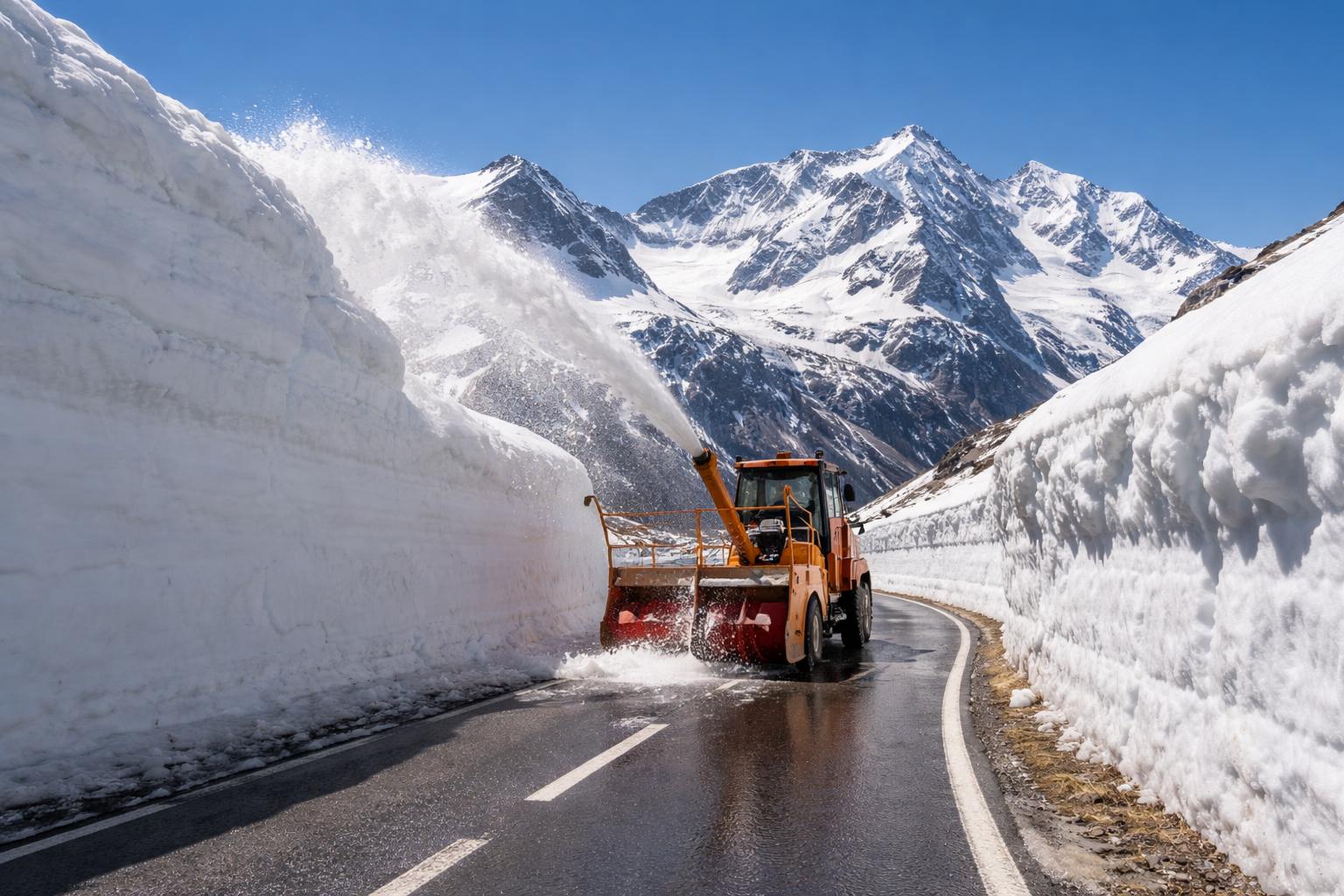Redaktionelle Szene zum Thema „Großglockner Hochalpenstraße ab Samstag wieder offen“