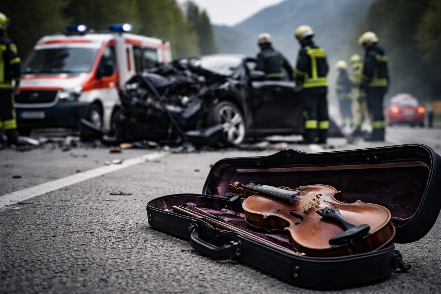 Redaktionelle Szene zum Thema „Günter Pichler, Gründer des Alban Berg Quartetts, bei Verkehrsunfall gestorben“