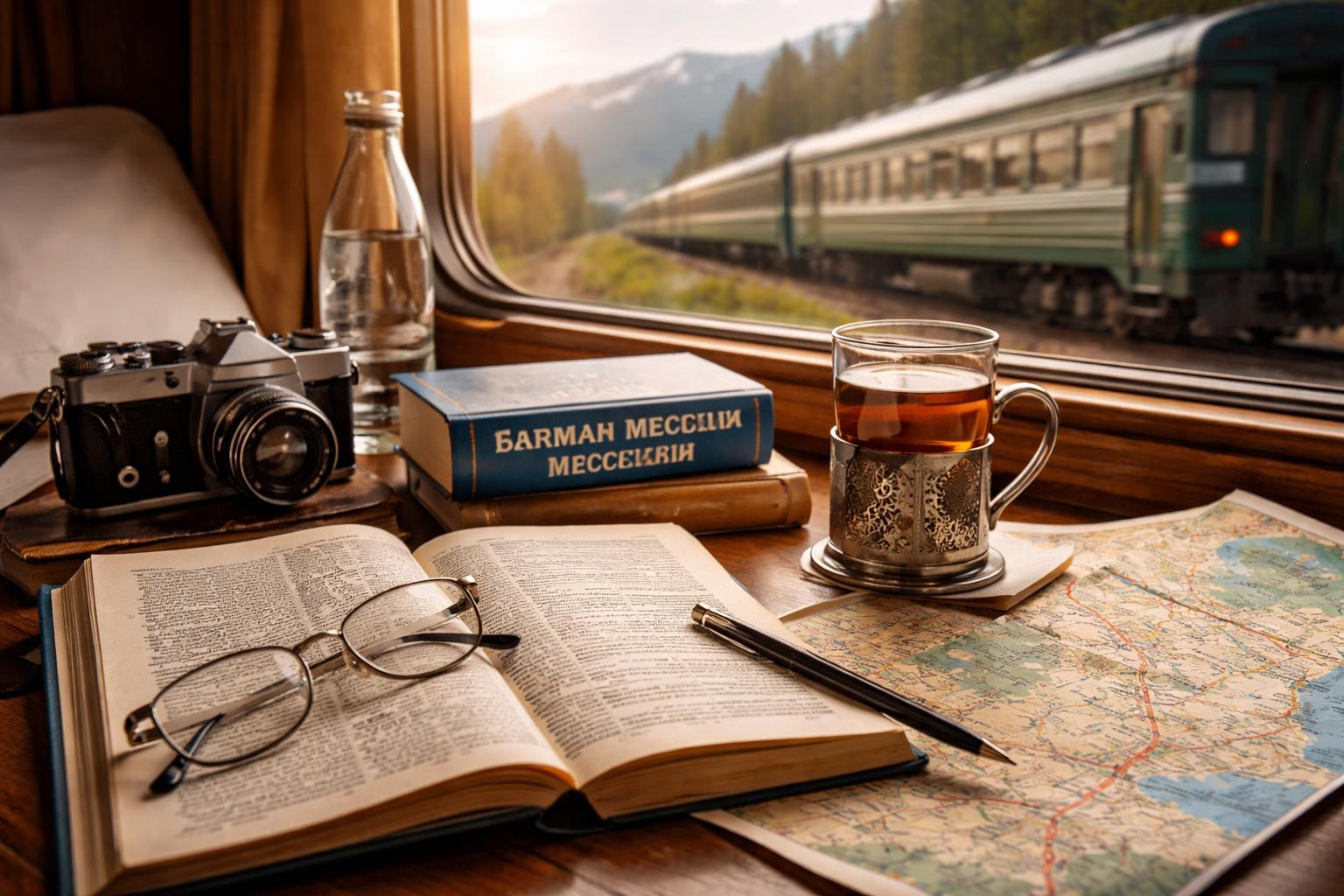 Redaktionelle Szene zum Thema „Hans Engberding und die Idee vom Sprachkurs auf Reisen“