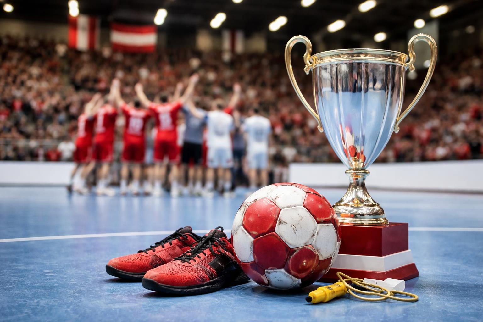 Redaktionelle Szene zum Thema „Hard zieht mit 32:27 gegen Schwaz ins Cup-Finale ein“