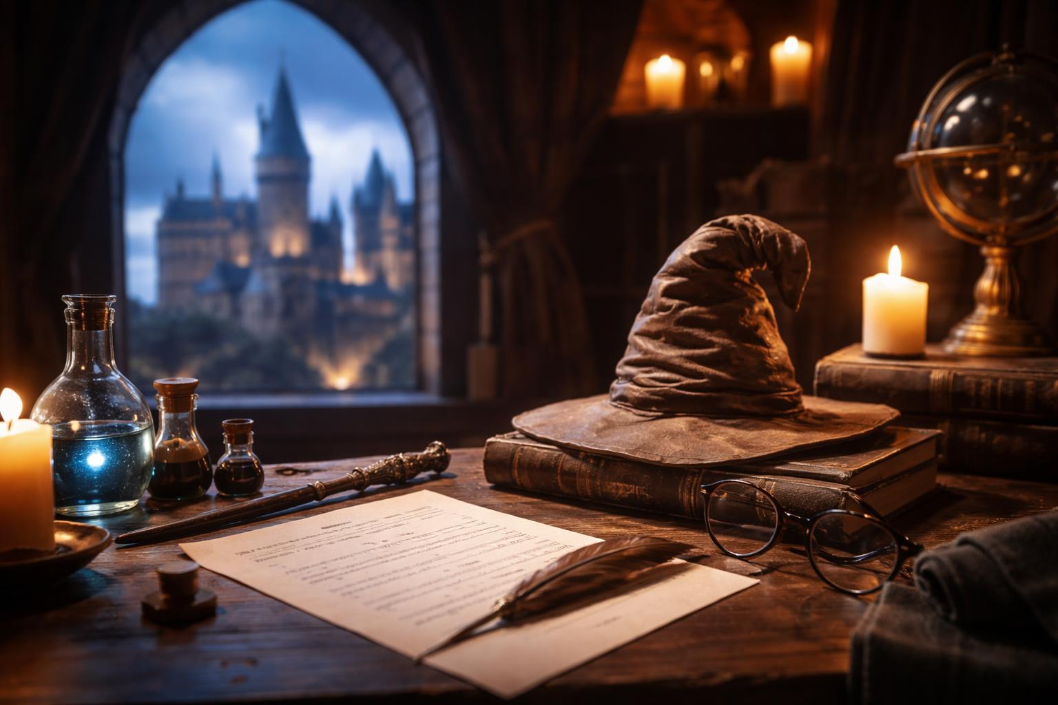 Redaktionelle Szene zum Thema „Harry-Potter-Quiz dreht sich um Dumbledore und Hogwarts“