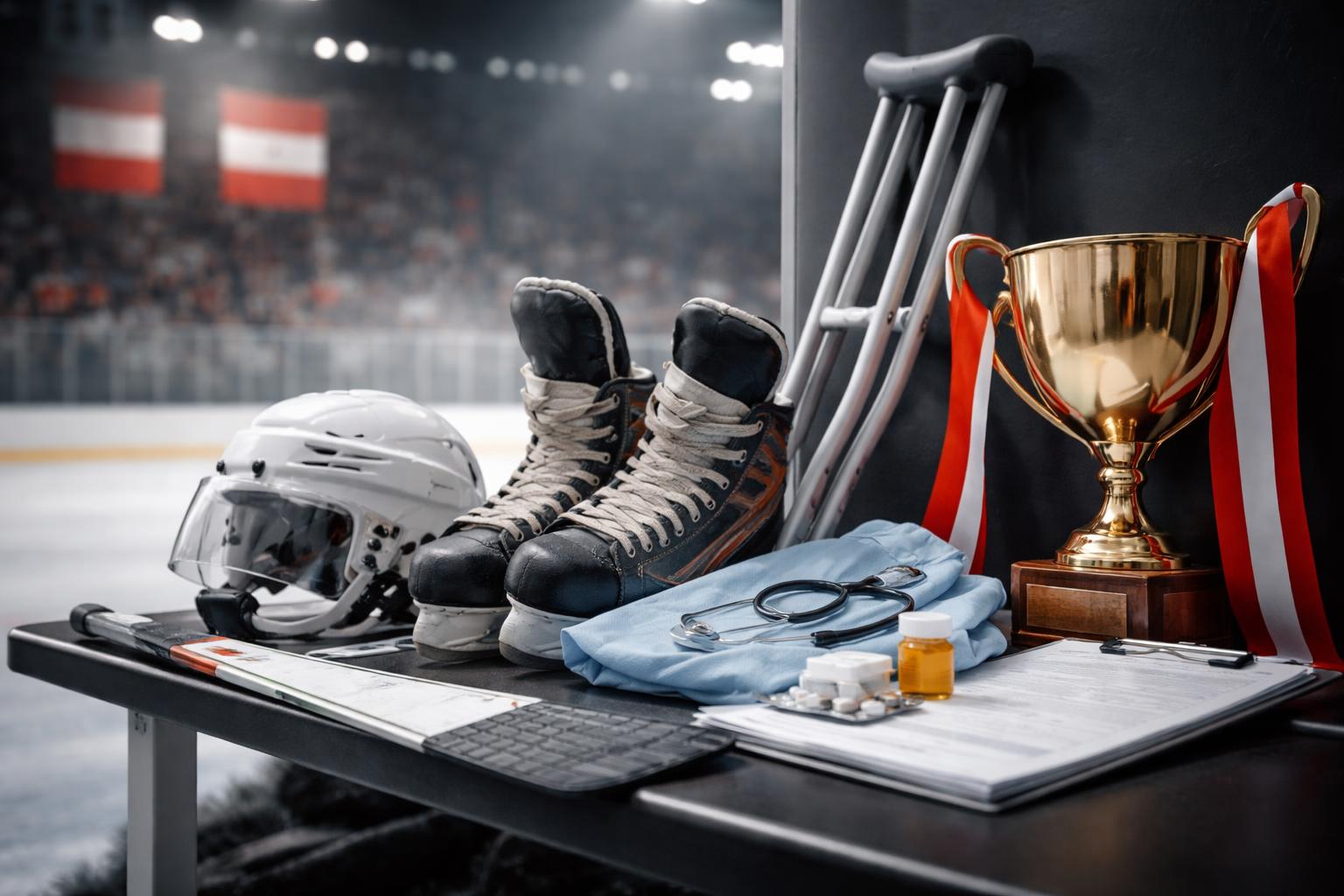 Redaktionelle Szene zum Thema „Haudum sagt nach Meistertitel für Eishockey-WM in Zürich ab“