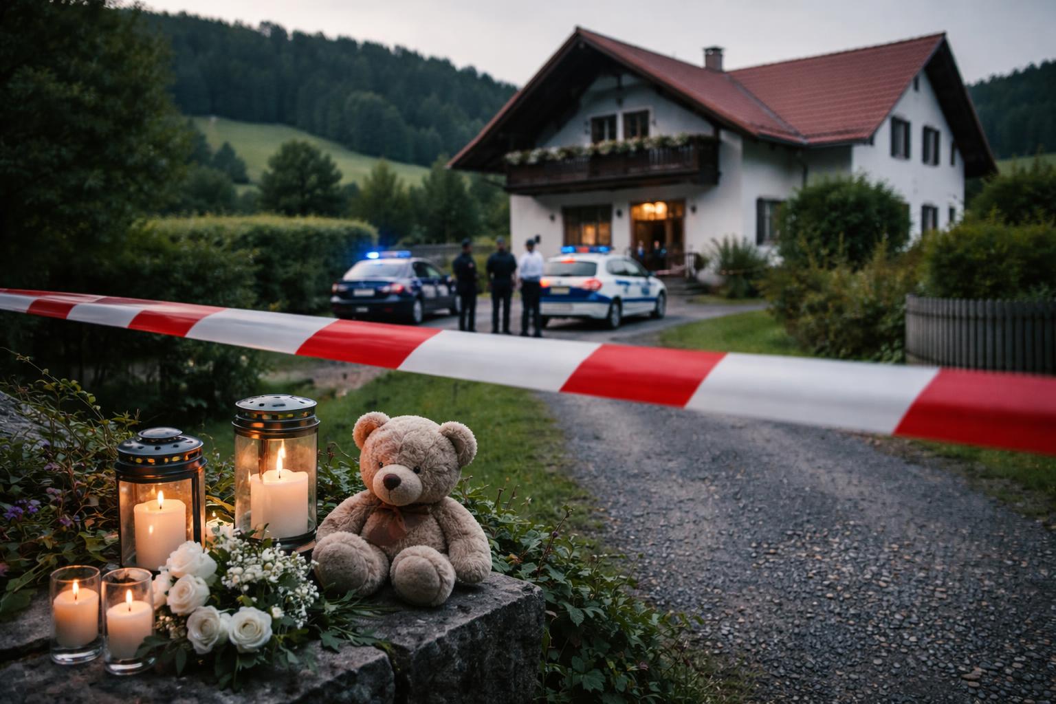 Redaktionelle Szene zum Thema „Heimschuh nach Mord und Suizid erschüttert – Bürgermeister spricht von „liebevollen Eltern““