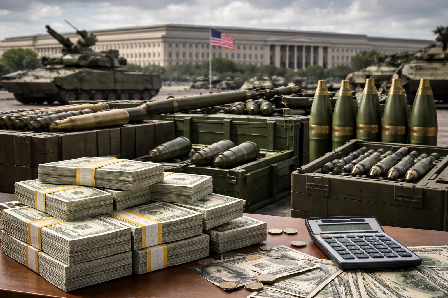 Redaktionelle Szene zum Thema „Iran-Krieg kostete die USA bisher 25 Milliarden Dollar“