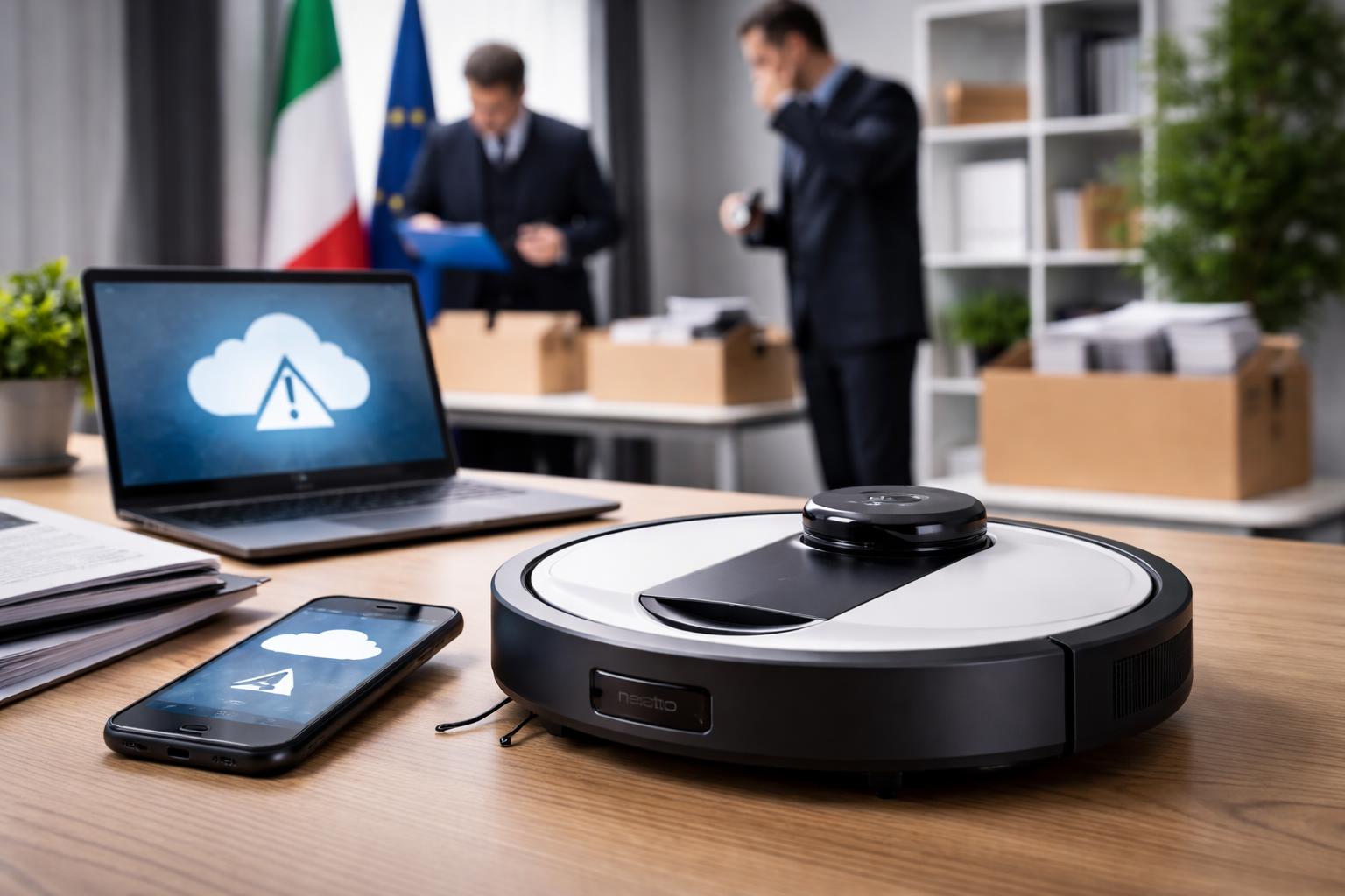 Redaktionelle Szene zum Thema „Italienische Kartellbehörde ermittelt gegen Vorwerk wegen Neato-Cloud-Diensten“