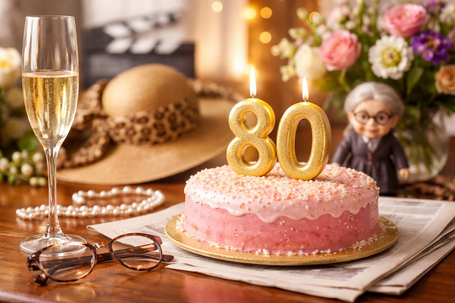 Redaktionelle Szene zum Thema „Joanna Lumley nimmt ihren 80. Geburtstag mit Humor“