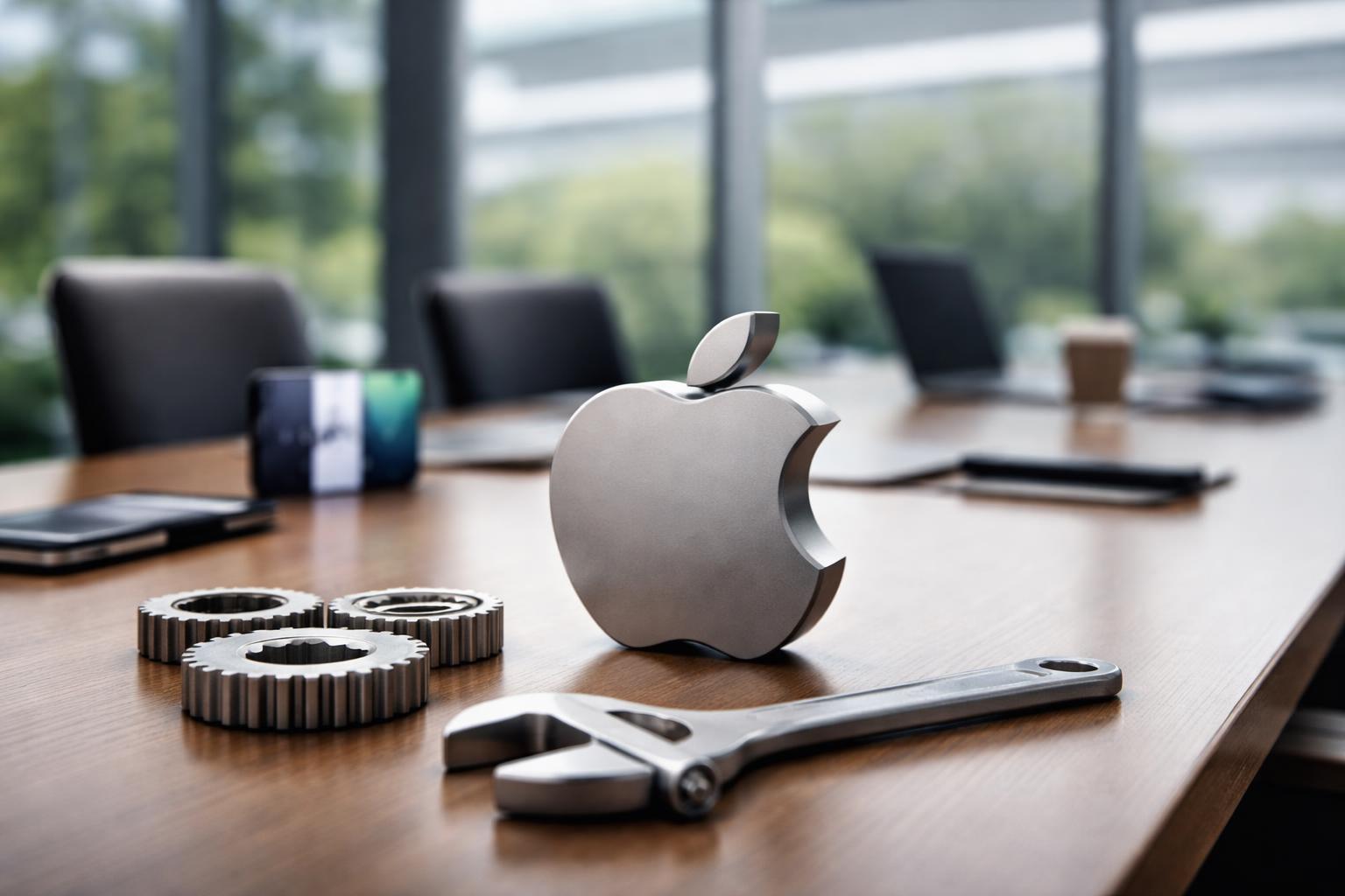 Redaktionelle Szene zum Thema „John Ternus übernimmt Apple: Fünf Stellschrauben für den neuen Konzernchef“